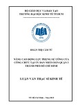 Luận văn Thạc sĩ Kinh tế: Nâng cao động lực phụng sự công tại Ủy ban Nhân dân Quận 3 - Thành phố Hồ Chí Minh