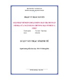 Luận văn Thạc sĩ Kinh tế: Giải pháp mở rộng hoạt động bao thanh toán nội địa của Ngân hàng thương mại cổ phần Á Châu