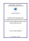 Luận văn Thạc sĩ Kinh tế: Đánh giá mức độ hài lòng của khách hàng đối với dịch vụ thẻ tại ngân hàng TMCP Sài Gòn Thương Tín (Sacombank)