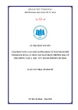 Luận văn Thạc sĩ Kinh tế: Giải pháp nâng cao chất lượng dịch vụ ngân hàng đối với khách hàng cá nhân tại ngân hàng thương mại cổ phần Đông Nam Á - Khu vực Thành phố Hồ Chí Minh