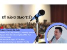 Kỹ năng giao tiếp - Tranier: Nguyễn Bão Quốc