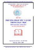 Sáng kiến kinh nghiệm THPT: Phương pháp nêu vấn đề trong dạy học môn GDCD bậc trung học phổ thông