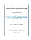 Luận văn Thạc sĩ kinh tế: Mức độ truyền dẫn của lãi suất cơ bản đến lãi suất bản lẻ của Vietcombank trong giai đoạn 2007-2012