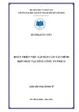 Luận văn Thạc sĩ kinh tế: Hoàn thiện việc lập báo cáo tài chính hợp nhất tại Tổng công ty Pisico