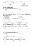 Đề thi giữa học kì 2 môn Toán lớp 10 năm 2020-2021 có đáp án - Trường THPT Nguyễn Tất Thành