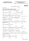Đề thi giữa học kì 2 môn Toán lớp 11 năm 2020-2021 có đáp án - Trường THPT Lương Ngọc Quyến