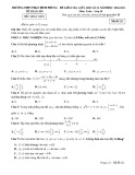 Đề thi giữa học kì 2 môn Toán lớp 10 năm 2020-2021 có đáp án - Trường THPT Phan Đình Phùng