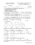 Đề thi giữa học kì 1 môn Toán lớp 12 năm 2020-2021 - Trường THPT Lê Quý Đôn