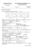Đề thi giữa học kì 1 môn Toán lớp 10 năm 2020-2021 có đáp án - Trường THPT Trần Văn Dư