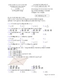 Đề thi giữa học kì 1 môn Toán lớp 10 năm 2020-2021 có đáp án - Trường THPT Chu Văn An