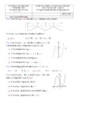 Đề thi giữa học kì 1 môn Toán lớp 12 năm 2020-2021 - Trường THPT Huỳnh Thúc Kháng