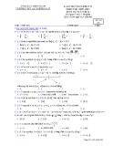 Đề thi giữa học kì 1 môn Toán lớp 10 năm 2020-2021 - Trường THPT Lý Thường Kiệt