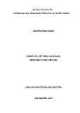 Luận văn Thạc sĩ Khoa học máy tính: Nghiên cứu hệ thống nhận dạng ngôn ngữ ký hiệu Việt Nam