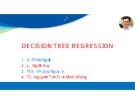Decision tree regression