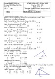 Đề thi giữa học kì 1 môn Toán lớp 9 năm 2020-2021 có đáp án - Trường THCS Phan Bội Châu