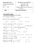 Đề thi giữa học kì 1 môn Toán lớp 7 năm 2020-2021 có đáp án - Trường THCS Phan Bội Châu