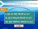 Bài giảng Pháp luật đại cương: Chương 3 - TS. Nguyễn Nam Hà