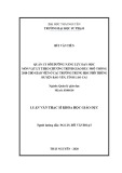 Luận văn Thạc sĩ Khoa học giáo dục: Quản lý bồi dưỡng năng lực dạy học môn Vật lý theo chương trình GDPT 2018 cho giáo viên ở các trường THPT huyện Bảo Yên, tỉnh Lào Cai