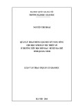 Luận văn Thạc sĩ Quản lý giáo dục: Quản lý hoạt động giáo dục kỹ năng sống cho học sinh dân tộc thiểu số ở trường Tiểu học Đồn Đạc, huyện Ba Chẽ, tỉnh Quảng Ninh