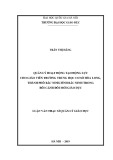 Luận văn Thạc sĩ Quản lý giáo dục: Quản lý hoạt động tạo động lực cho giáo viên trường trung học cơ sở Hòa Long, thành phố Bắc Ninh, tỉnh Bắc Ninh trong bối cảnh đổi mới giáo dục