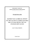 Luận văn Thạc sĩ Kinh tế: Giải pháp nâng cao hiệu quả thu hút ứng viên tại Công ty cổ phần giao nhận kho vận Ngoại Thương Việt Nam (VINATRANS) đến năm 2025