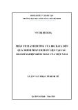 Luận văn Thạc sĩ Kinh tế: Phân tích ảnh hưởng của Big Data đến quá trình phân tích dữ liệu tại các doanh nghiệp kiểm toán của Việt Nam