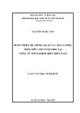 Luận văn Thạc sĩ Kinh tế: Hoàn thiện hệ thống quản lý chất lượng theo tiêu chuẩn ISO 9001 tại Công ty Thí nghiệm Điện miền Nam