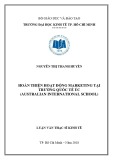 Luận văn Thạc sĩ Kinh tế: Hoàn thiện hoạt động marketing tại trường Quốc tế Úc - Australian International School
