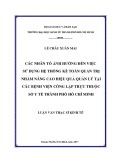 Luận văn Thạc sĩ Kinh tế: Các nhân tố ảnh hưởng đến việc sử dụng hệ thống kế toán quản trị nhằm nâng cao hiệu quả quản lý tại các bệnh viện công lập trực thuộc Sở Y tế thành phố Hồ Chí Minh