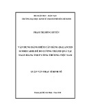 Luận văn Thạc sĩ Kinh tế: Vận dụng bảng điểm cân bằng (Balanced Scorecard) để đo lường thành quả tại ngân hàng TMCP Công thương Việt Nam