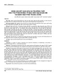 Đánh giá kết quả hóa xạ trị đồng thời ung thư phổi không tế bào nhỏ giai đoạn IIIB tại Bệnh viện Phổi Trung ương