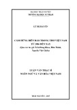 Luận văn Thạc sĩ Ngôn ngữ và Văn hóa Việt Nam: Cảm hứng biển đảo trong thơ Việt Nam từ 1986 đến nay