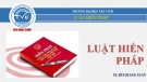 Bài giảng Luật Hiến pháp: Quyền con người, quyền và nghĩa vụ cơ bản của công dân – TS. Bùi Quang Xuân