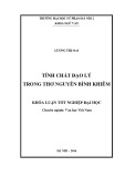 Khoá luận tốt nghiệp Đại học: Tính chất đạo lý trong thơ Nguyễn Bỉnh Khiêm