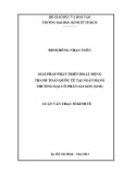 Luận văn Thạc sĩ Kinh tế: Giải pháp phát triển hoạt động thanh toán quốc tế tại Ngân hàng thương mại cổ phần Sài Gòn (SCB)