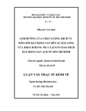 Luận văn Thạc sĩ Kinh tế: Ảnh hưởng của chất lượng dịch vụ môi giới bất động sản đến sự hài lòng của khách hàng mua tại Sàn giao dịch bất động sản ACB TP. Hồ Chí Minh