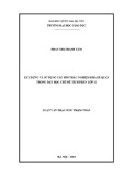 Luận văn Thạc sĩ Sư phạm Toán: Xây dựng và sử dụng câu hỏi trắc nghiệm khách quan trong dạy học chủ đề tích phân lớp 12