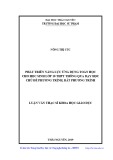 Luận văn Thạc sĩ Khoa học giáo dục: Phát triển năng lực ứng dụng Toán học cho học sinh lớp 10 trung học phổ thông thông qua dạy học về chủ đề phương trình, bất phương trình