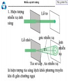 Bài giảng Vật lý đại cương 2: Nhiễu xạ ánh sáng (TS. Lý Anh Tú)