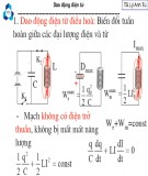 Bài giảng Vật lý đại cương 2: Dao động điện từ (TS. Lý Anh Tú)