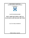 Luận văn Thạc sĩ Kinh tế: Phát triển hệ thống thẻ tại Ngân Hàng Liên Doanh Việt Thái