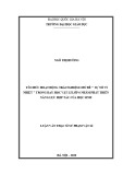 Luận văn Thạc sĩ Sư phạm Vật lí: Tổ chức hoạt động trải nghiệm chủ đề “Sự nở vì nhiệt” trong dạy học Vật lí lớp 6 nhằm phát triển năng lực hợp tác của học sinh