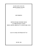 Luận văn Thạc sĩ Sư phạm Ngữ văn: Hướng dẫn học sinh thực hành các phép liên kết văn bản trong chương trình ngữ văn Trung học cơ sở