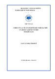 Luận văn Thạc sĩ Kinh tế: Nghiên cứu các yếu tố ảnh hưởng đến nghèo đa chiều của hộ dân tại huyện tân hiệp tỉnh Kiên Giang