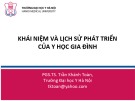 Bài giảng Khái niệm và lịch sử phát triển của Y học gia đình - PGS.TS. Trần Khánh Toàn