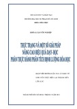 Khoá luận tốt nghiệp:Thực trạng và một số biện pháp nâng cao hiệu quả dạy- học phần thực hành Phân tích định lượng Hóa học