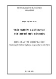 Khoá luận tốt nghiệp Đại học: Trải nghiệm và sáng tạo với chủ đề mực dẫn điện