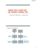 Bài giảng Phân tích thiết kế hệ thống thông tin - Chương 8: Thiết kế lớp phương thức