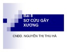 Bài giảng Chăm sóc người bệnh cấp cứu: Bài 8 - CNĐD. Nguyễn Thị Thu Hà