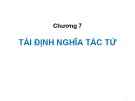 Bài giảng Lập trình hướng đối tượng C++‎ - Chương 7: Tái định nghĩa tác tử